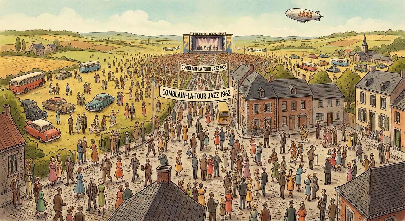 Les 40 000 fans de 1962 : Comblain-la-Tour, la première 'mère' des festivals européens de jazz